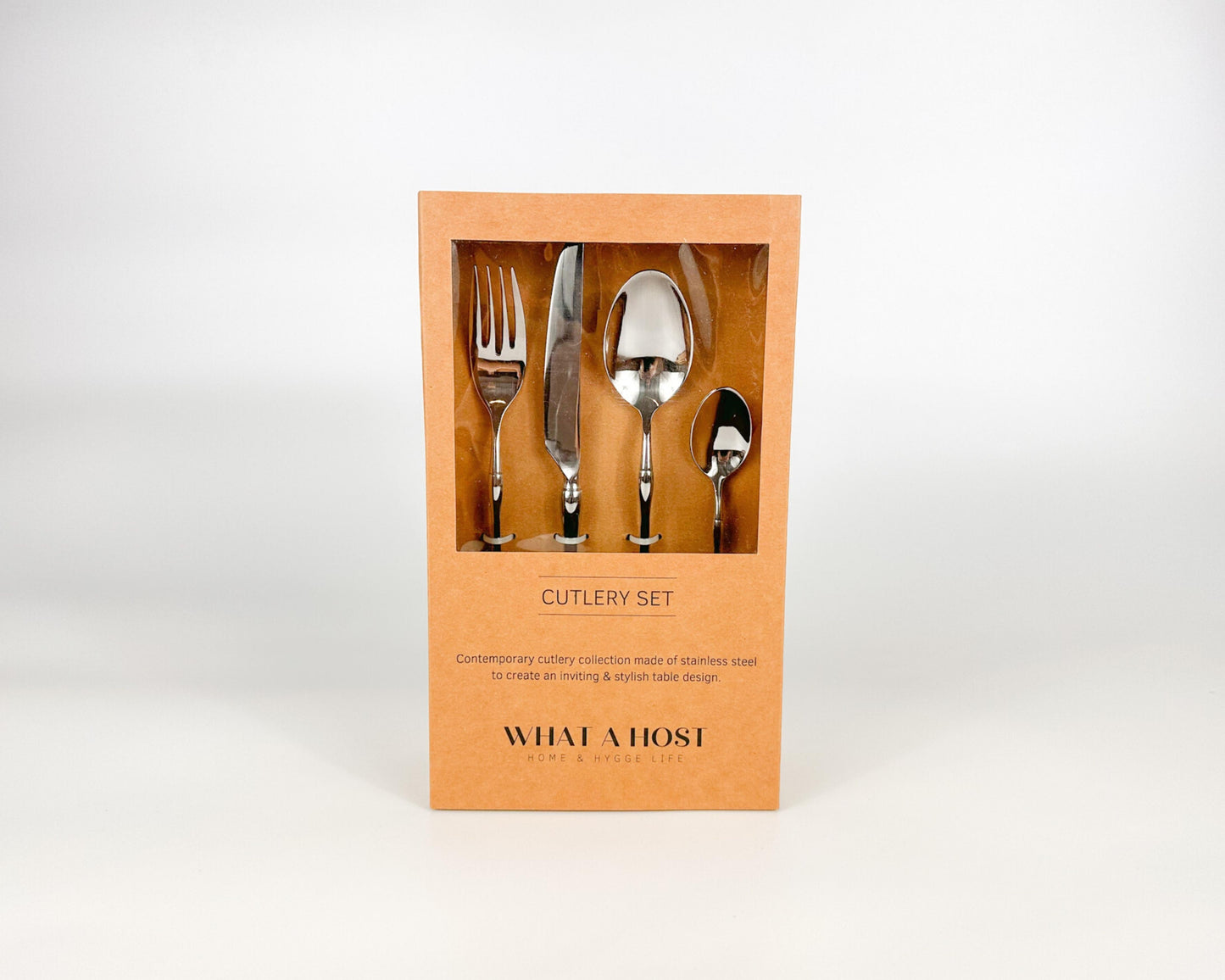 Monaco Silver Stainless Steel Cutlery Sets x16/24 pieces-4