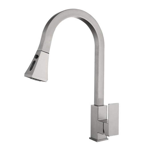 Square Kitchen Pull-Out Faucet-1