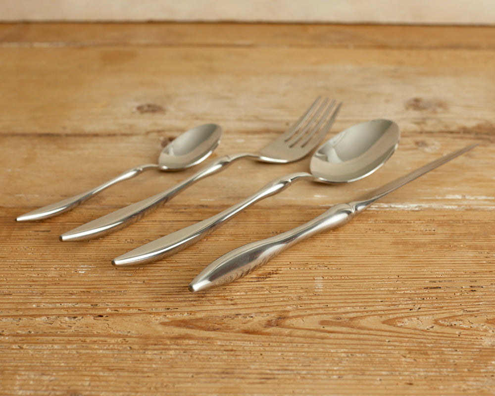 Monaco Silver Stainless Steel Cutlery Sets x16/24 pieces-3