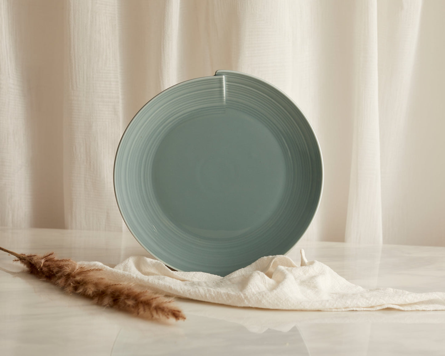 Maeve Porcelain Round Dinner Plate Green-0