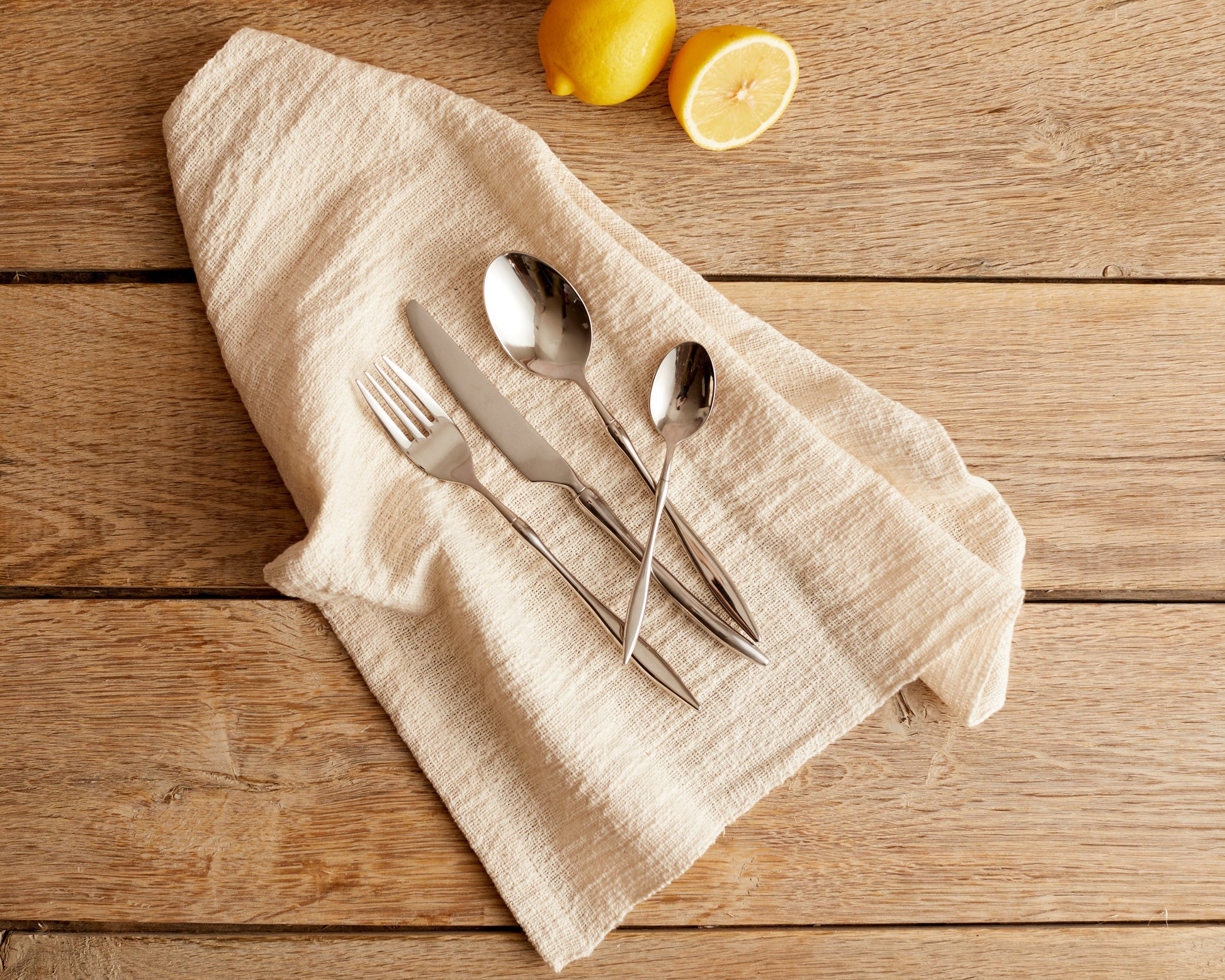 Monaco Silver Stainless Steel Cutlery Sets x16/24 pieces-0