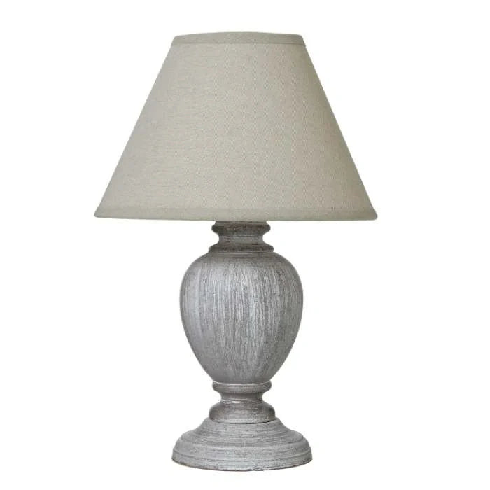 Otem Urn Table Lamp With Linen Shade-1