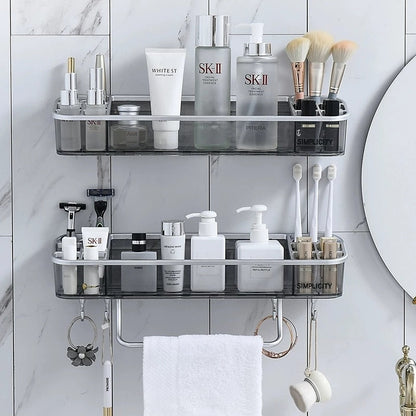 Punch-free Bathroom Shelf