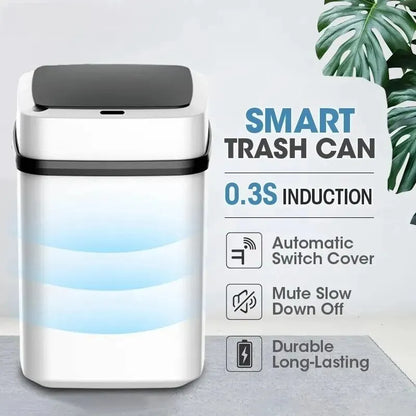 Smart Touch Kitchen Trash Bin 13L