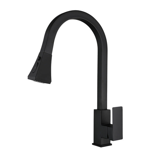 Square Kitchen Pull-Out Faucet-0