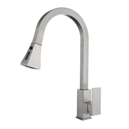 Square Kitchen Pull-Out Faucet-1